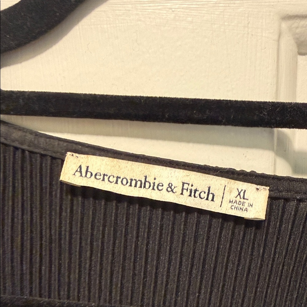 Abercrombie & Fitch Black Long Sleeve Dress - Picture 2 of 5